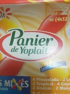 Panier de yoplait