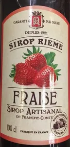 Sirop de fraise