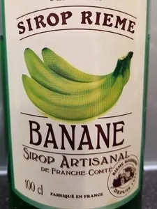 Sirop artisanal Banane
