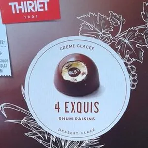 4 exquis dessert glacé.