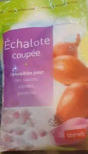Echalote coupée