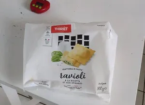 Ravioli à la ricotta et aux épinards