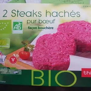Steaks hachés pur bœuf bio