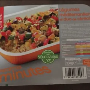 Légumes méditerranéens et duo de céréales