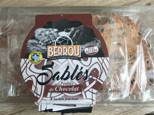 Sablé aux pepites de chocolat