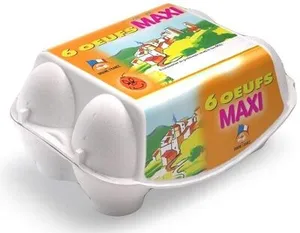 6 maxi œufs