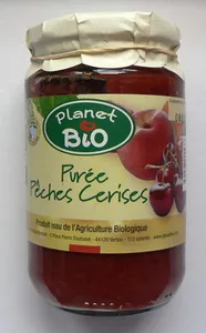 Purée Pêches Cerises - Planet Bio