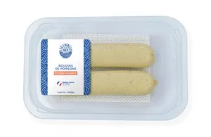 2 boudins de poissons et de saint jacques