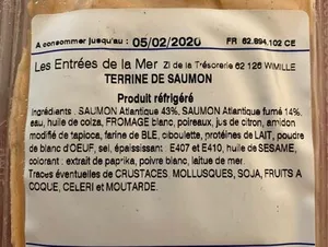 Terrine de saumon