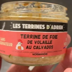 Terrine de foie de volaille au calvados