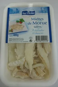Miettes de morue salées