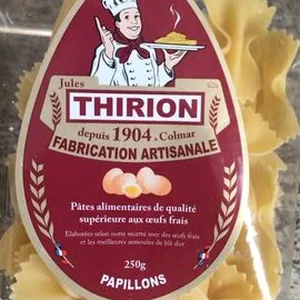 Pates alimentaires papillons