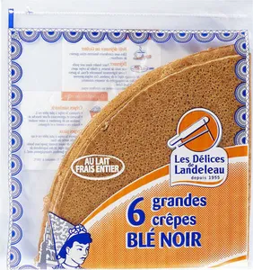 6 grandes Crêpes de Blé Noir