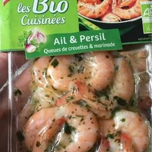 Persillade de Crevettes Bio Ail et Persil