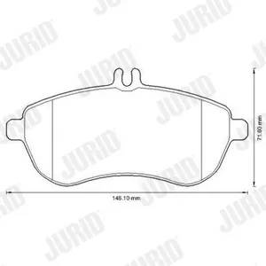 Bromsbelägg JURID 573257JC