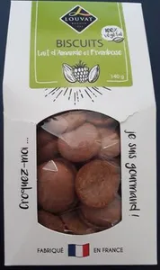 Biscuits lait d'amande et framboise