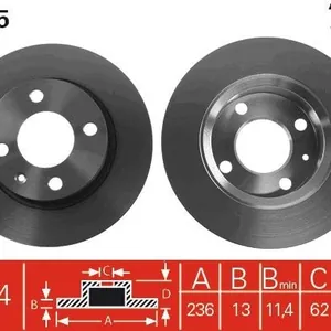 Bromsskiva TRW DF2765
