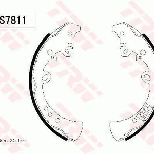 Bromsbacksats TRW GS7811