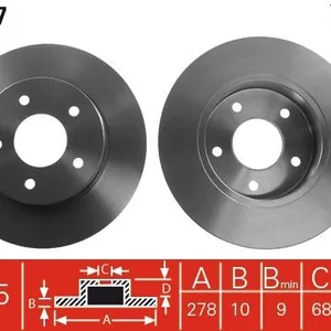 Bromsskiva TRW DF4357