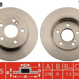Bromsskiva TRW DF4948