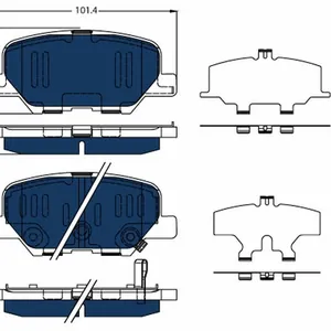 Bromsbelägg TRW GDB3583BTE