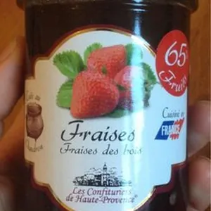 Confiture fraises des bois