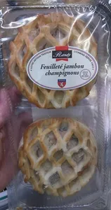 Feuilleté Jambon Champignons