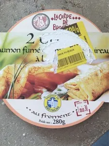 Crepe saumon fumé poireaux
