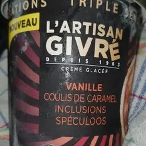 Glace vanille caramel speculoos