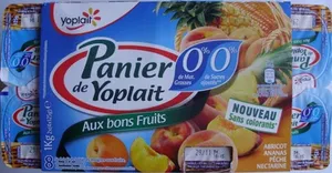 Paniers de Yoplait Aux Bons Fruits 0% mg