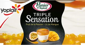 Dessert lacté aux fruits, aromatisé