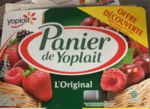 Panier de yoplait