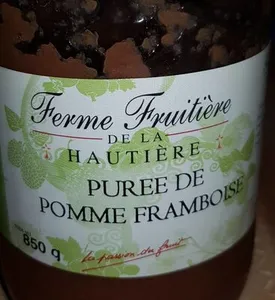Purée de pomme framboise
