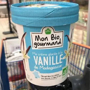 Créme glacée à la vanille de Madagascar
