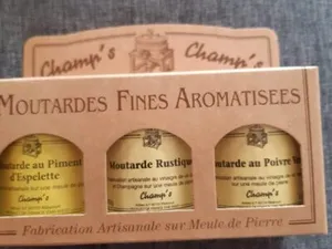 Moutardes fines aromatisées