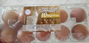 10 OEUFS FRAIS MOYEN