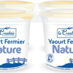 Yaourt nature fermier