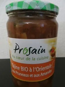 Tajine BIO à l'Orientale aux Pruneaux et aux Amandes