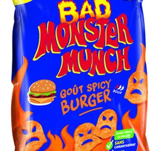 Monster munch goût spicy burger