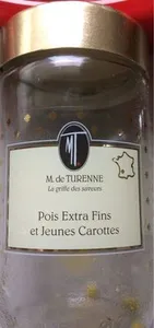 Pois extra fins et jeunes carottes