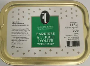 Sardines à l'huile d'olive