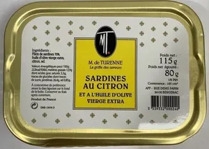 Sardines au citron