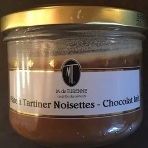 Pâte à tartiner Noisettes - Chocolat lait