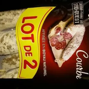 Saucisse sèche courbe