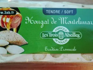 Trois Abeilles - Soft Nougat Bar from Montelimar, 100g (3.5oz)