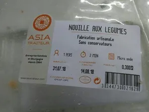 Nouilles aux légumes