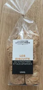 Les biscuits au gingembre et aux amandes