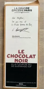 Chocolat noir à la fleur de sel de Guérande