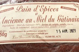 Pain épices à l’ancienne aubmiel du Gâtinais