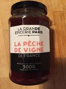 La confiture - la peche de vigne